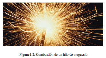 combustion magnesio